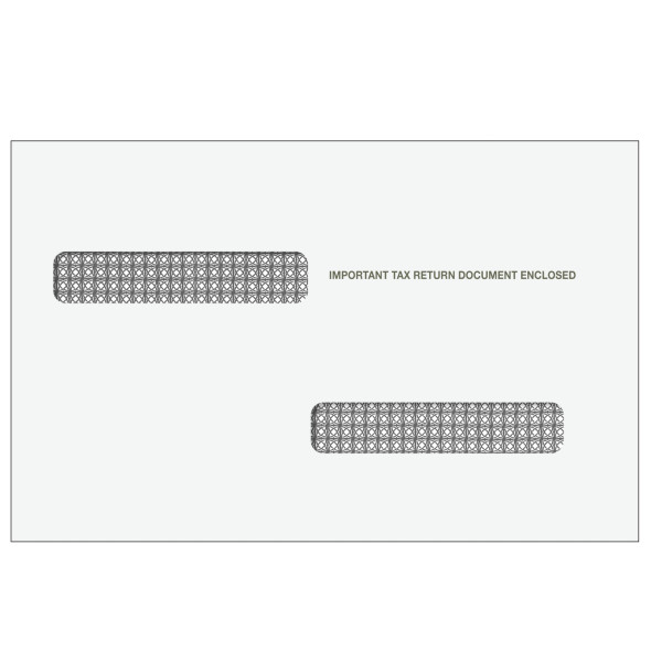 4up 1099-R Double Window Envelope (for Inserting Equipment) 4up 1099-R Double Window Envelope (for Inserting Equipment)