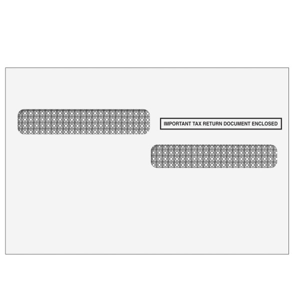 4up 1099 Double Window Envelope (Moisture Seal) 4up 1099 Double Window Envelope (Moisture Seal)