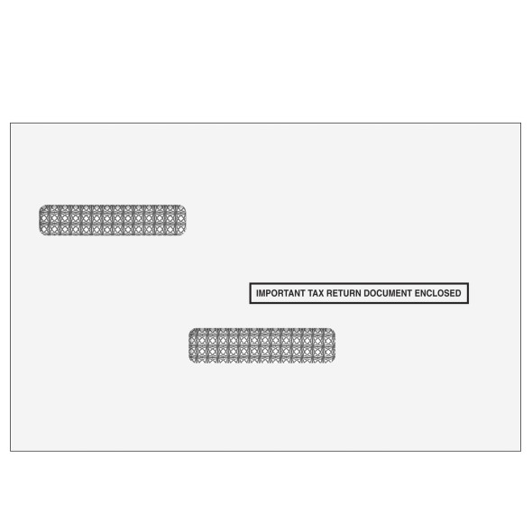 W-2/1099 Double Window Envelopes - Universal (Self Seal) W-2/1099 Double Window Envelopes - Universal (Self Seal)