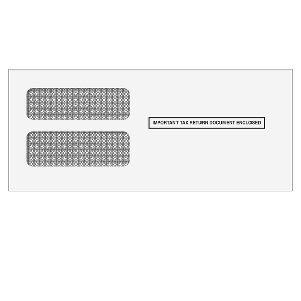 3up 1099 Double Window Envelope (for Inserting Equipment) 3up 1099 Double Window Envelope (for Inserting Equipment)