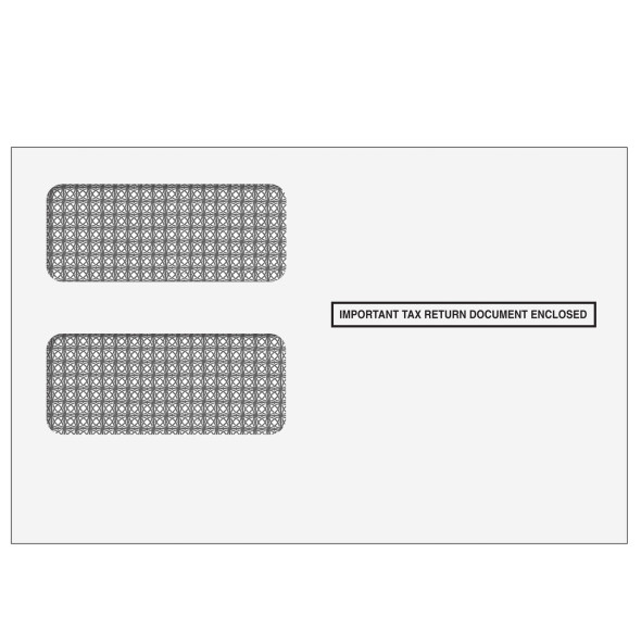 1099 2up Double Window Envelope (Moisture Seal) 1099 2up Double Window Envelope (Moisture Seal)