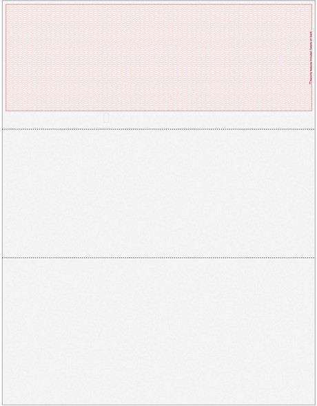 Wave Blank Business Checks on Top