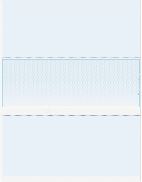 Lattice Blank Business Checks In Middle-Blue