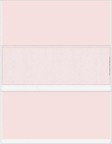 Lattice Blank Business Checks In Middle-Burgundy