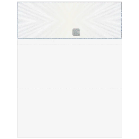 Prismatic Star With Hologram Business Check on Top- Best Security