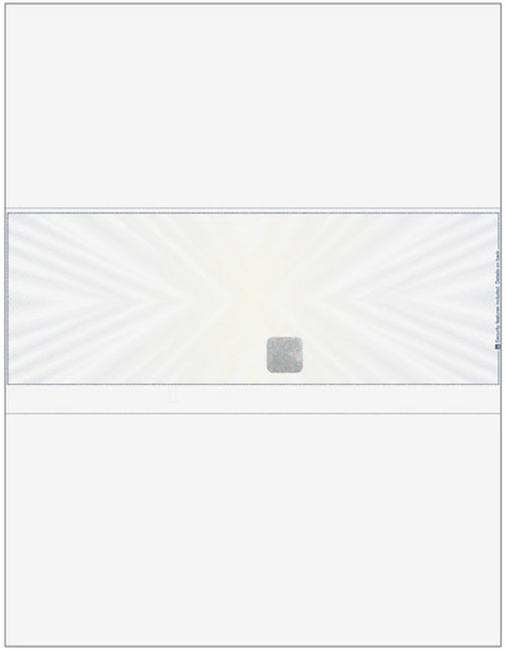 Prismatic Star With Hologram Business Checks in Middle- Best Security