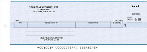 Cash Disbursement Center Check-2 Part
