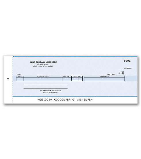 Cash Disbursement Center Check