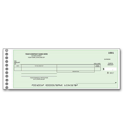 Expense/Payroll Check