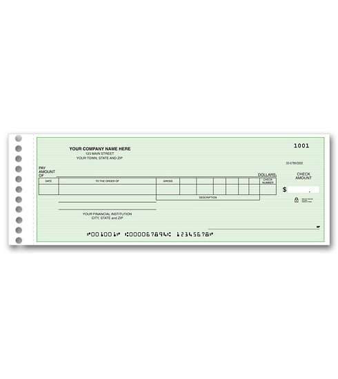 Payroll/General Expense Center Check