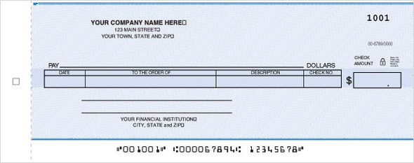 Compact General Disbursement Center Check-2 Part