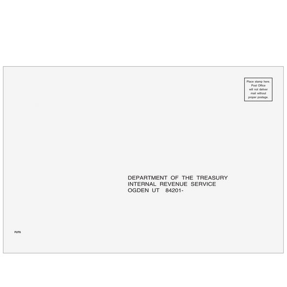 1040, 1065, 1120, & 1120-S Envelope