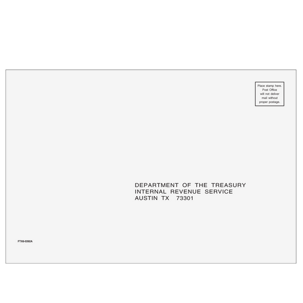 1040 All Returns Envelope - Austin, TX