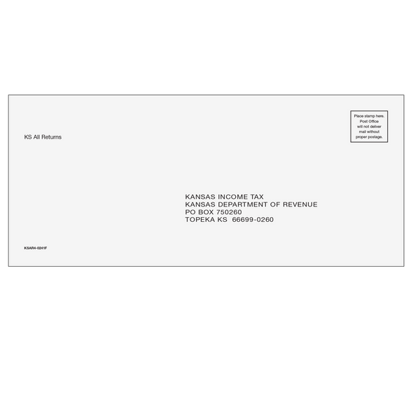Kansas All Returns & E-file Envelope