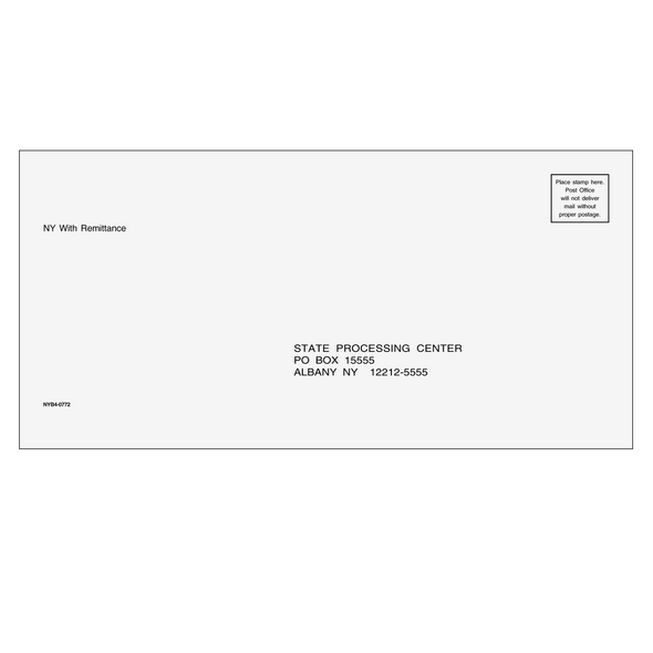 New York Balance Due Envelope