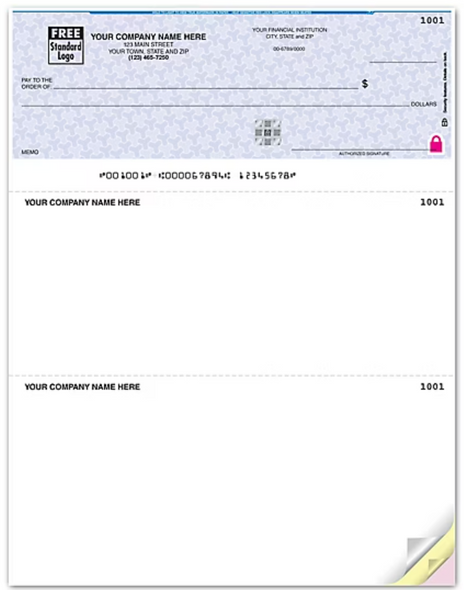 High Security Laser Top Check