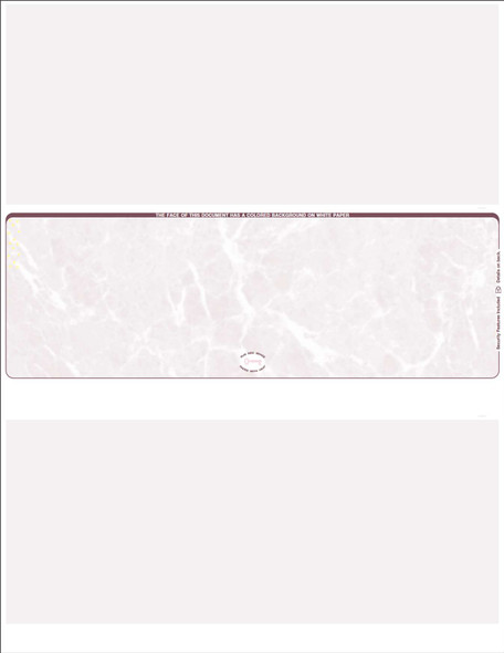 Marble Blank Business Checks In Middle- Burgundy Marble Blank Business Checks In Middle- Burgundy