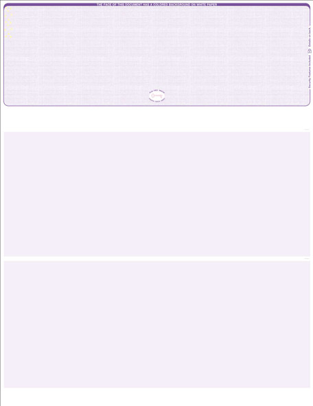 Linen Blank Business Checks on Top