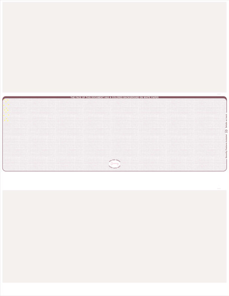 Linen Blank Business Checks in Middle