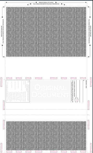 Check, Void Prismatic Pantograph, Red185/Process Blue/Red185, Hologram 28# MOCR 8-1/2" X 14" Z-Fold - 500 Qty Check, Void Prismatic Pantograph, Red185/Process Blue/Red185, Hologram 28# MOCR 8-1/2" X 14" Z-Fold - 500 Qty