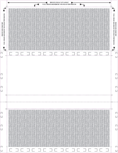 Form, Stock, Blank, Two Blockouts, 24# MOCR, 8-1/2" x 11" Z-Fold - 500 Qty Form, Stock, Blank, Two Blockouts, 24# MOCR, 8-1/2" x 11" Z-Fold - 500 Qty