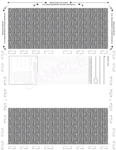Check, Void Pantograph, Burgundy 209 28#, 8-1/2" x 11" Z-Fold - 500 Qty Check, Void Pantograph, Burgundy 209 28#, 8-1/2" x 11" Z-Fold - 500 Qty