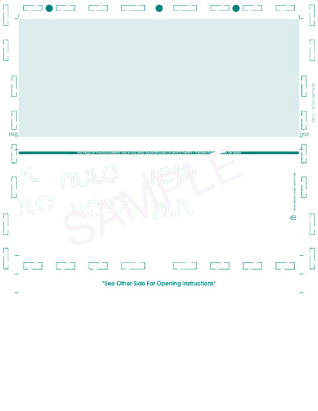 Check, Void Pantograph, Teal 328 28#, 8-1/2" x 11" Z-Fold - 500 Qty Check, Void Pantograph, Teal 328 28#, 8-1/2" x 11" Z-Fold - 500 Qty