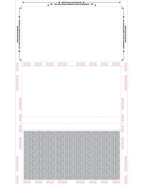 Form, Blue 288, One blockout 28# MOCR, 8-1/2" x 14 Z-Fold - 500 Qty Form, Blue 288, One blockout 28# MOCR, 8-1/2" x 14 Z-Fold - 500 Qty
