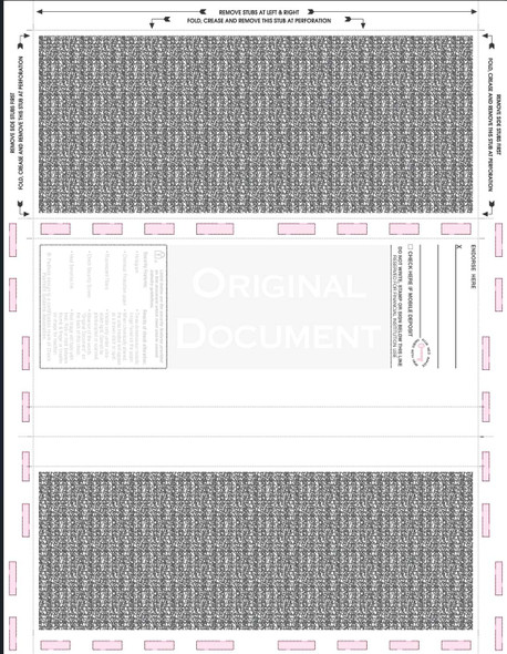 Check, Void, Prismatic Pantograph, Red185/Process Blue/Red185, Hologram 28# 8-1/2" X 11" Z-fold - 500 Qty Check, Void, Prismatic Pantograph, Red185/Process Blue/Red185, Hologram 28# 8-1/2" X 11" Z-fold - 500 Qty