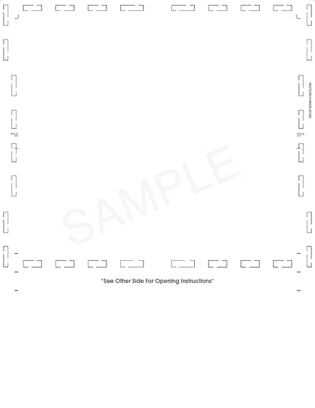 8-1/2" x 11" Z-Fold Check, Stock, Blank with backer 28# - 500 Qty 8-1/2" x 11" Z-Fold Check, Stock, Blank with backer 28# - 500 Qty
