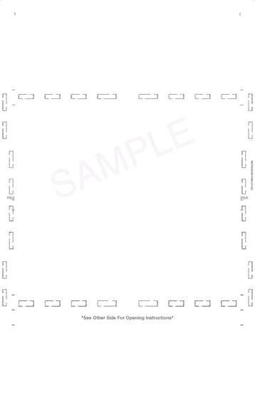 Check, Blank, with backer, Two Blockouts, Extra Voucher 28#, 8-1/2" x 14" ZX-Fold Check, Blank, with backer, Two Blockouts, Extra Voucher 28#, 8-1/2" x 14" ZX-Fold