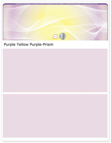 Prism Hologram Blank Business Check on Top Prism Hologram Blank Business Check on Top