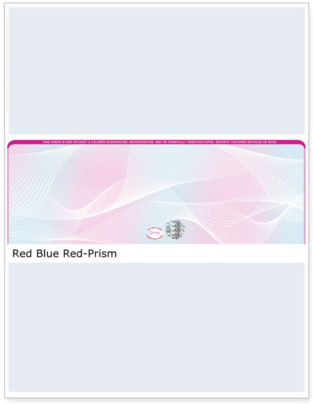 Prism Hologram Blank Business Check In Middle Prism Hologram Blank Business Check In Middle