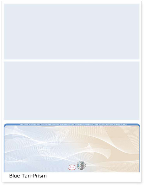 Prism Hologram Blank Business Check on Bottom Prism Hologram Blank Business Check on Bottom