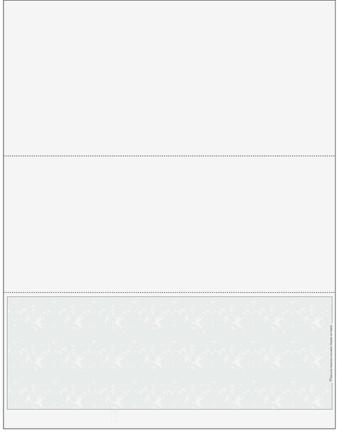 Marble Blank Business Checks on Bottom - Good Security-Marble Grey