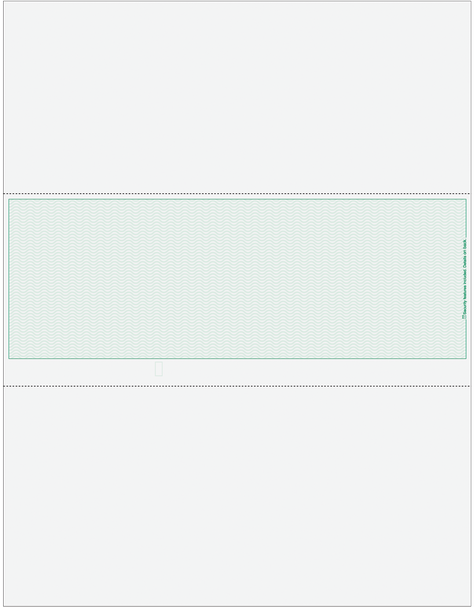 Wave Blank Business Checks in Middle