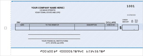 Compact General Disbursement Center Check-1 Part