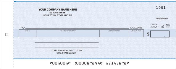 Business Size General Disbursement Center Check-2