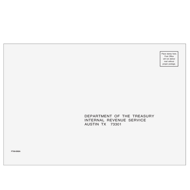 1040 All Returns Envelope - Austin, TX