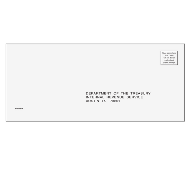 1040 All Returns Envelope - Austin, TX