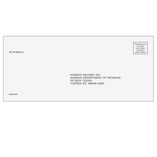 Kansas All Returns & E-file Envelope
