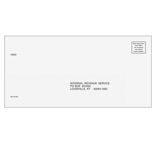 1040-V Envelope - Louisville KY