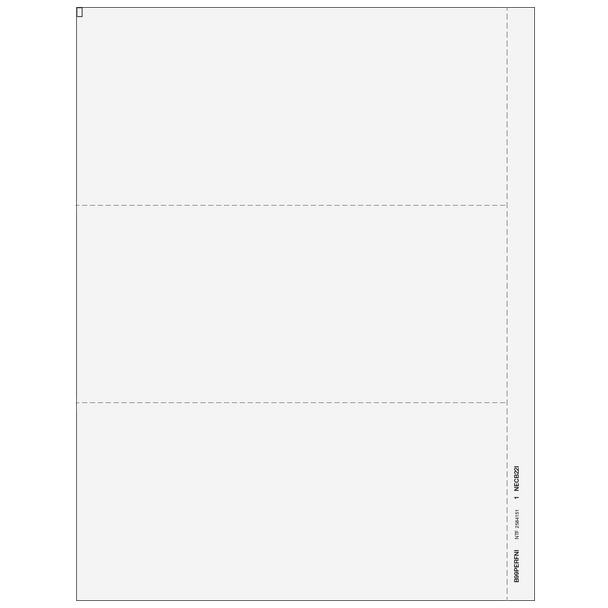 3up Blank 1099-NEC Form (with Instructions)