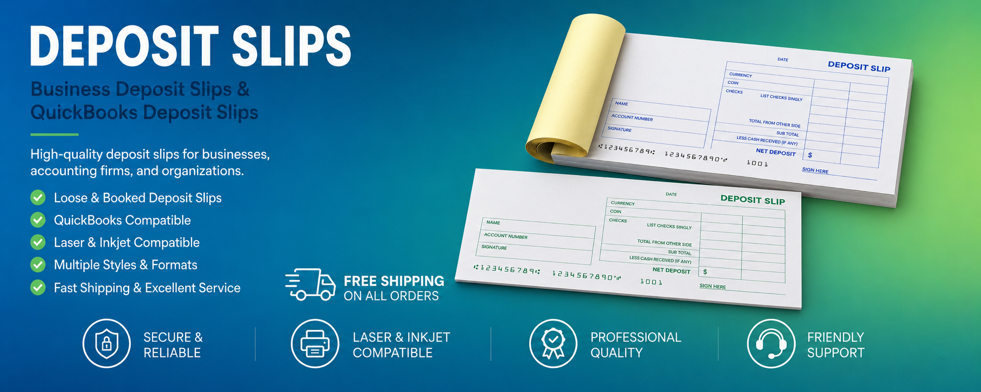 Deposit Slips