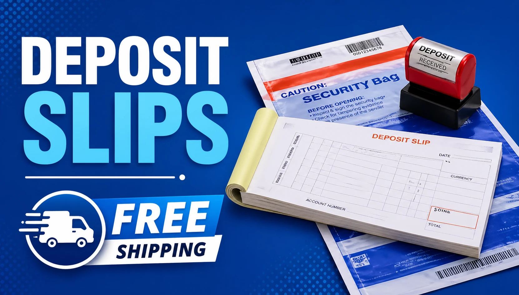 Deposit Slips-Free Shipping