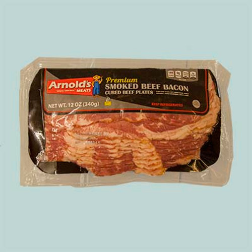 Arnold's Premium Smoked Beef Bacon Plates 12oz