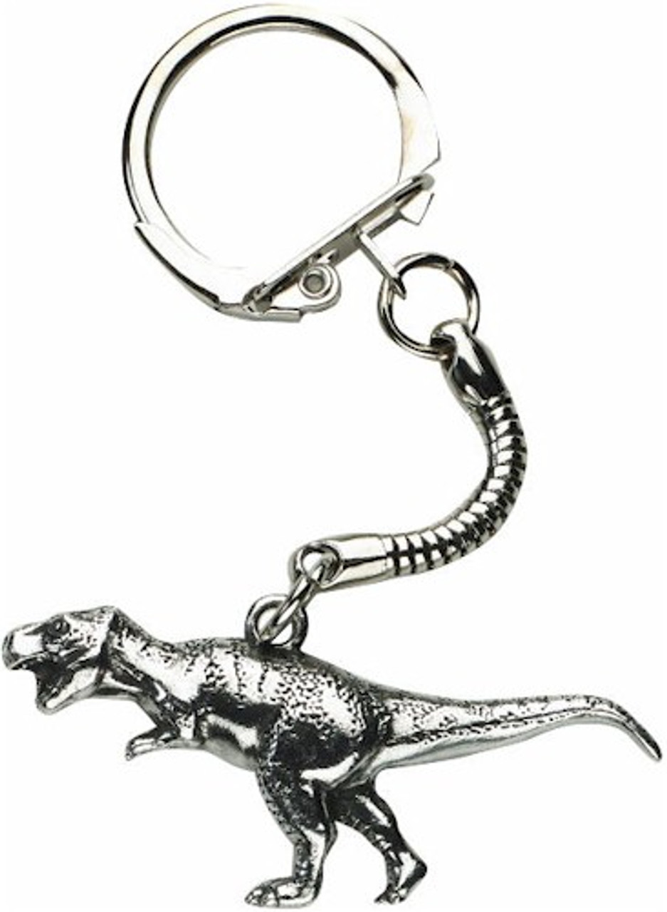 Coppertist T-Rex Clip Keychain - Brass