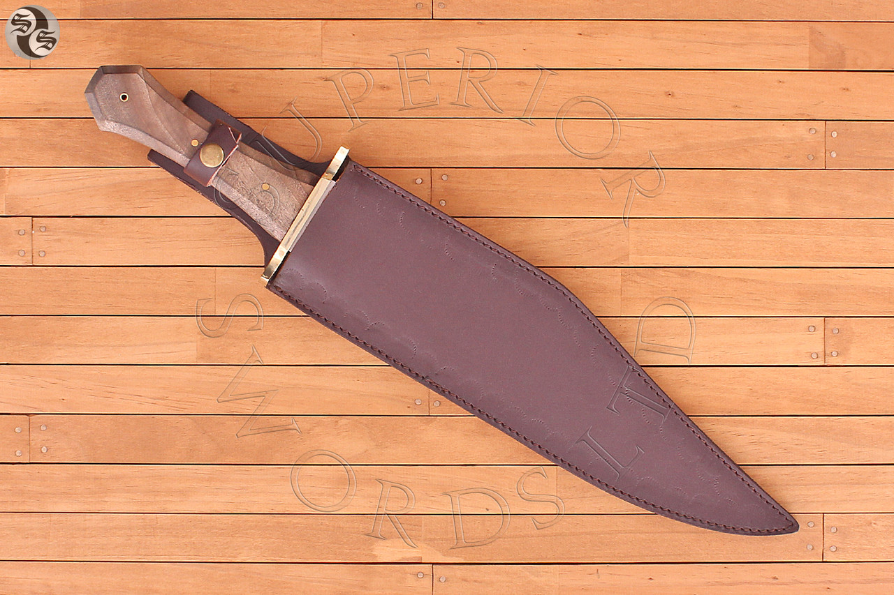 STUNNING CUSTOM MADE HAND FORGED D2 TOOL STEEL, COMBAT, FANCY BOWIE KNIFE