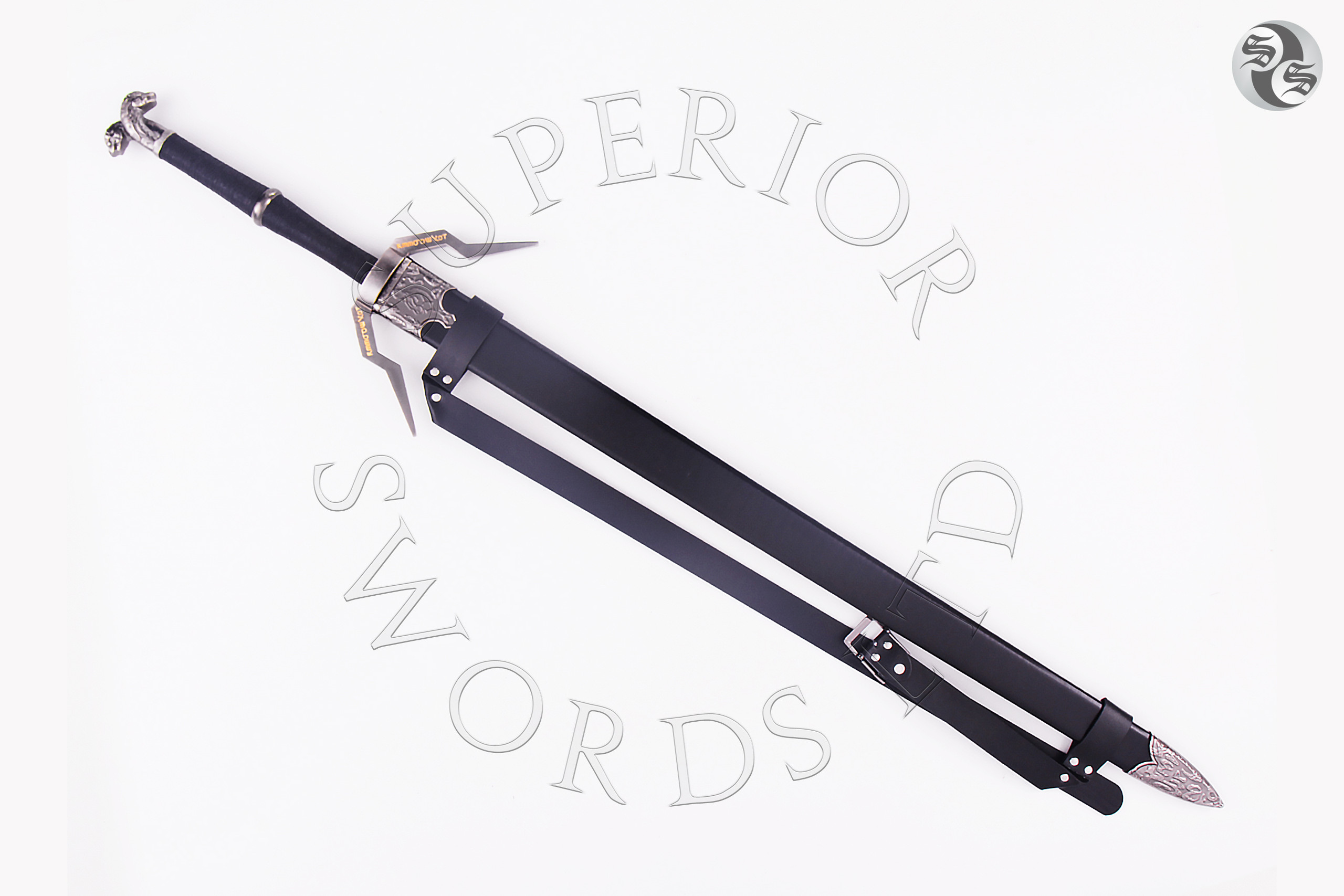 Witcher Premium Serpentine Silver Sword Superior Swords Co