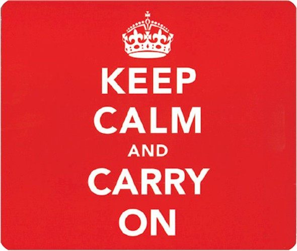 Keep, Calm, and, Carry, On, Mouse, Mat, pad